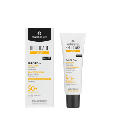 Heliocare 360 Gel Oil Free Spf 50+ Sunblock | Sunscreen | normal, oily- combination and acne-prone skin 